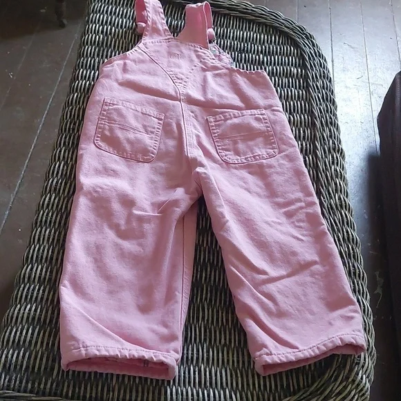 Carhartt Pink Flannel Lined Overalls - Picture 15 of 16